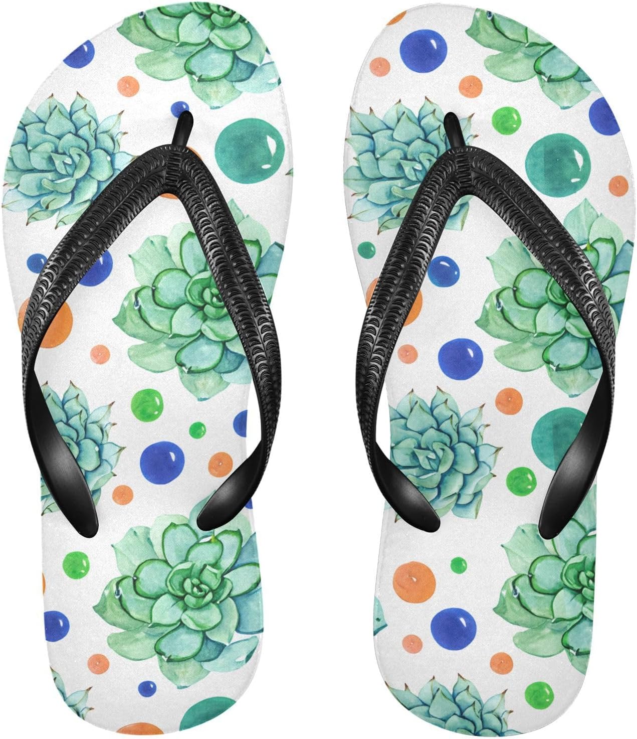 Сланцы с сочными растениями и белыми точками, пляжные шлепанцы, резиновые нескользящие летние тапочки для прогулок для женщин и мужчин Sinestour
Сланцы с сочными растениями и белыми точками, пляжные шлепанцы, резиновые нескользящие летние тапочки для прогулок для женщин и мужчин Sinestour