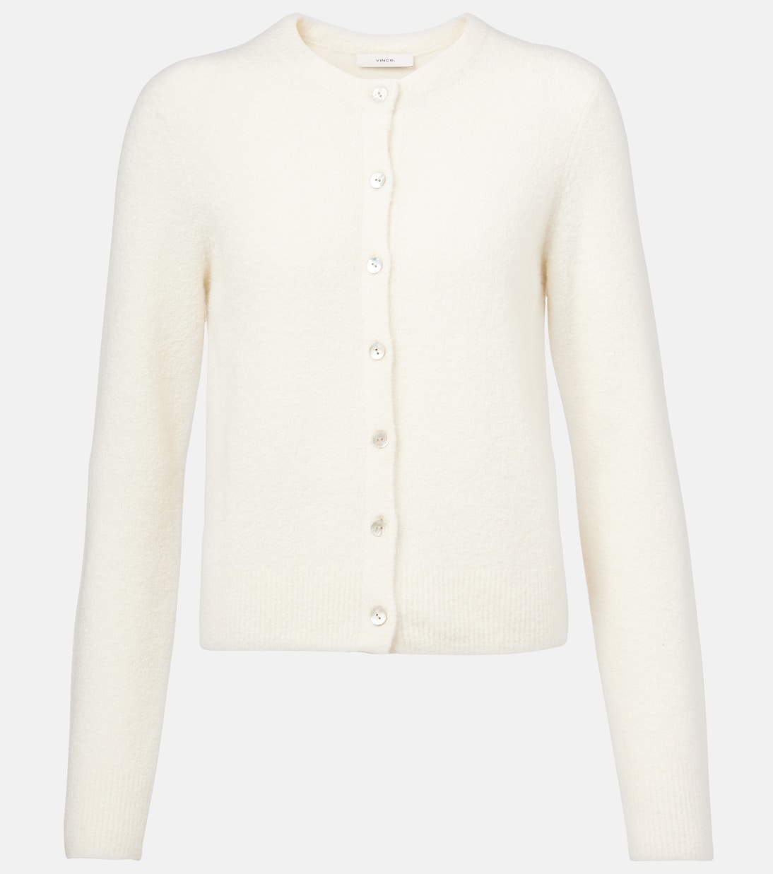 Кардиган из смеси шёлка и кашемира Vince, белый
Кардиган из смеси шёлка и кашемира Vince, белый
