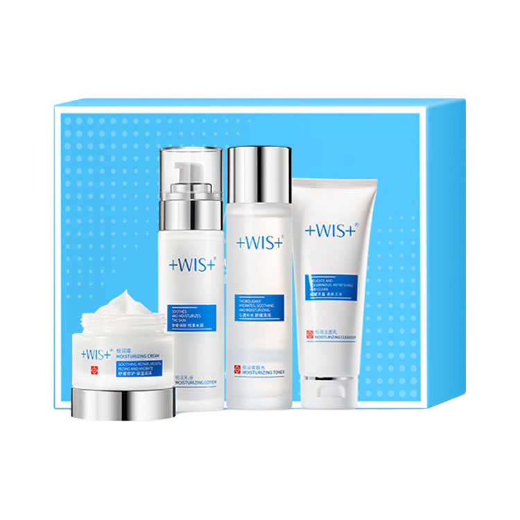 Увлажняющий очищающий гель, тонер и крем для лица набор для ухода за кожей увлажняющий и питающий комплект из четырех предметов WIS
Увлажняющий очищающий гель, тонер и крем для лица набор для ухода за кожей увлажняющий и питающий комплект из четырех предметов WIS