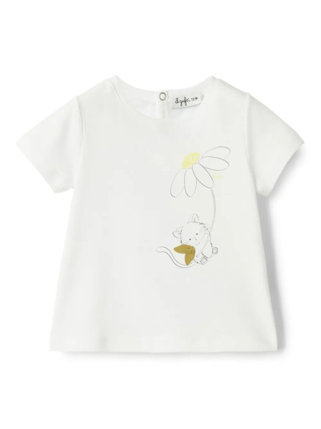 Хлопковая футболка с принтом Il Gufo, белый
Хлопковая футболка с принтом Il Gufo, белый