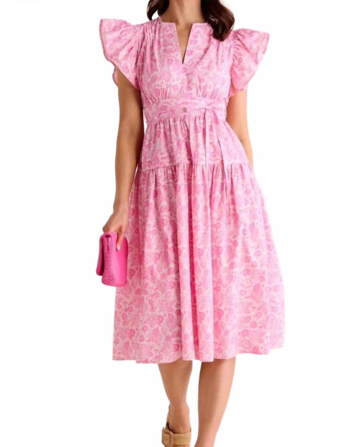 Розовое платье миди с цветочным принтом Sincerely Ours
Розовое платье миди с цветочным принтом Sincerely Ours