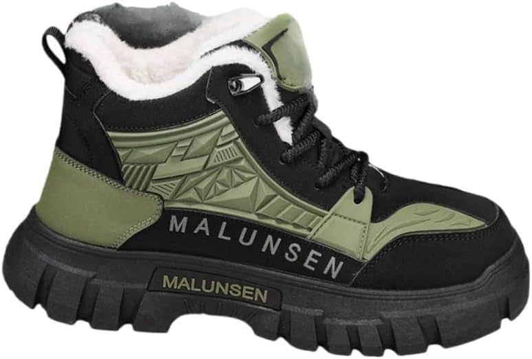 Мужские теплые ботинки с толстой подошвой и толстой стенкой, противоскользящие и прочные, простые и универсальные, подходят для ежедневных прогулок на улице и походов Fmshi, зеленый
Мужские теплые ботинки с толстой подошвой и толстой стенкой, противоскользящие и прочные, простые и универсальные, подходят для ежедневных прогулок на улице и походов Fmshi, зеленый