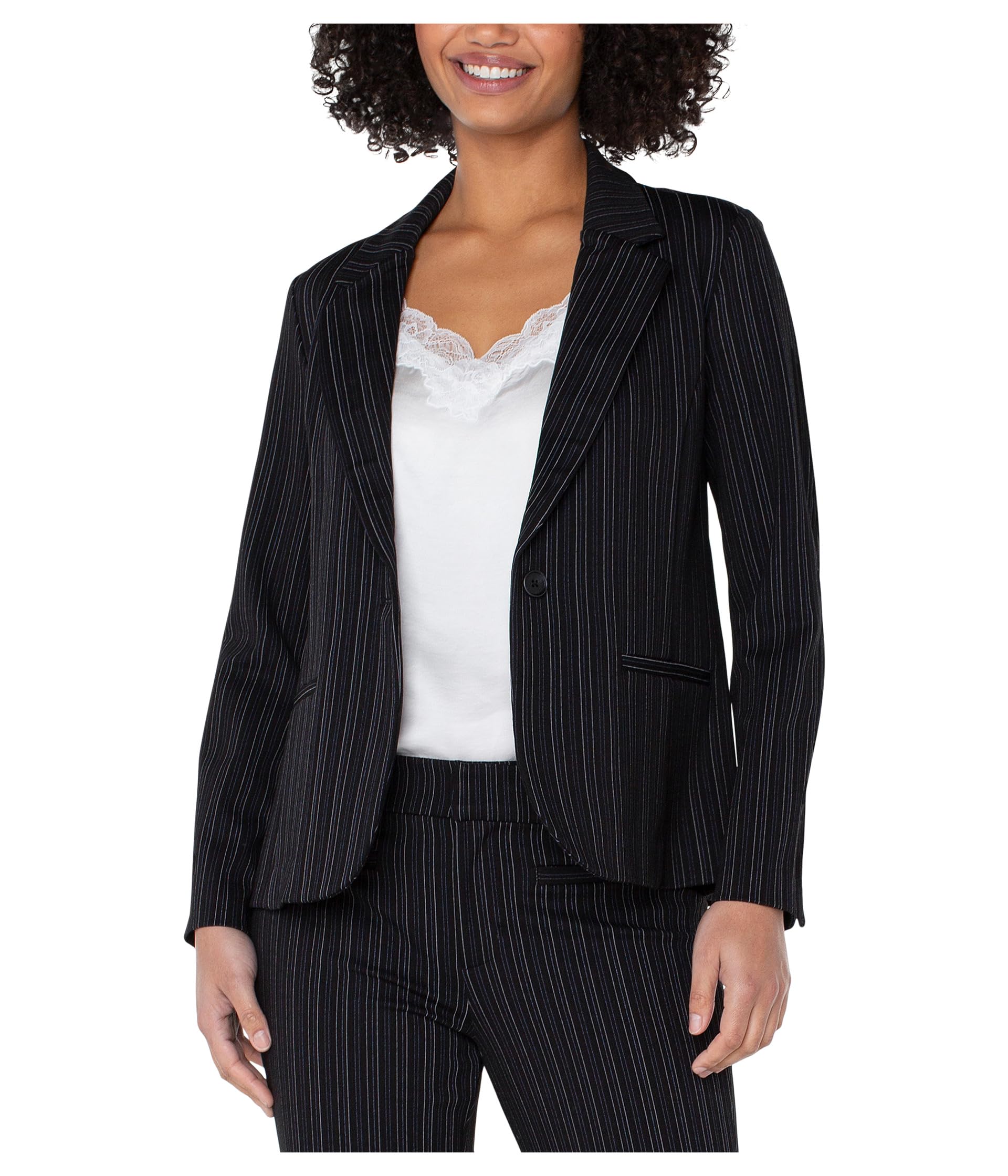 Блейзер Liverpool Los Angeles Stripe Knit Jacquard Fitted Blazer, цвет Hint Navy Stripe
Блейзер Liverpool Los Angeles Stripe Knit Jacquard Fitted Blazer, цвет Hint Navy Stripe