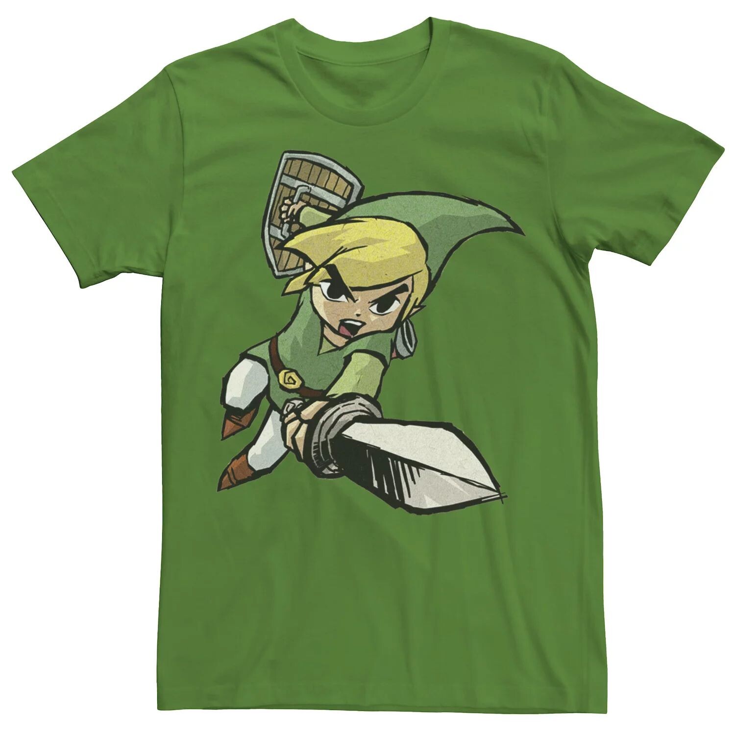 Мужская футболка с графическим логотипом Nintendo Legend Of Zelda Link Action Pose Licensed Character
Мужская футболка с графическим логотипом Nintendo Legend Of Zelda Link Action Pose Licensed Character