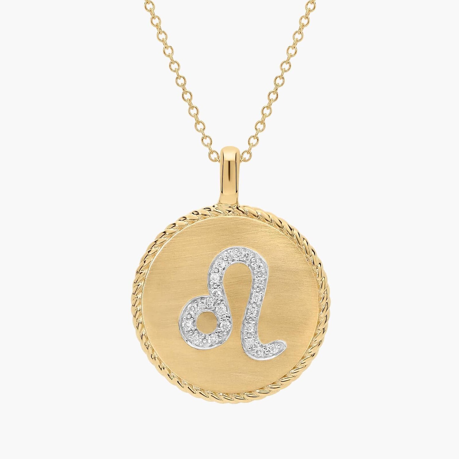 Подвеска со знаком зодиака Лев из желтого золота 14 карат с бриллиантами Pavé Blue Nile
Подвеска со знаком зодиака Лев из желтого золота 14 карат с бриллиантами Pavé Blue Nile