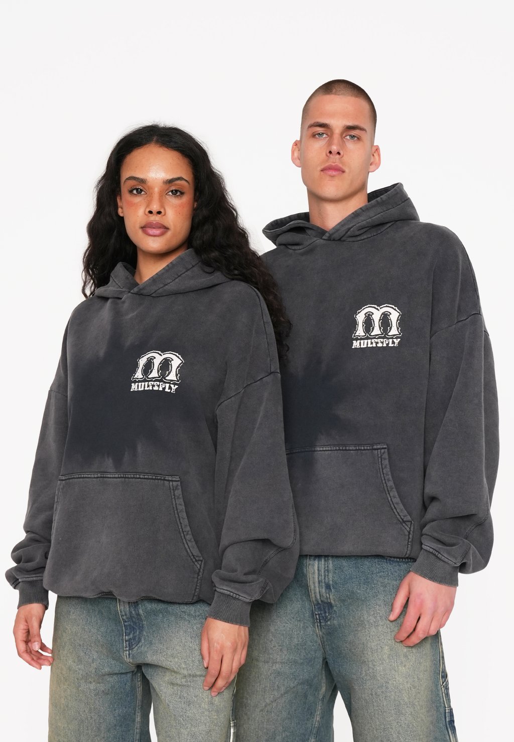 Толстовка Hoodie Multiply Apparel, цвет Black Washed 
Толстовка Hoodie Multiply Apparel, цвет Black Washed