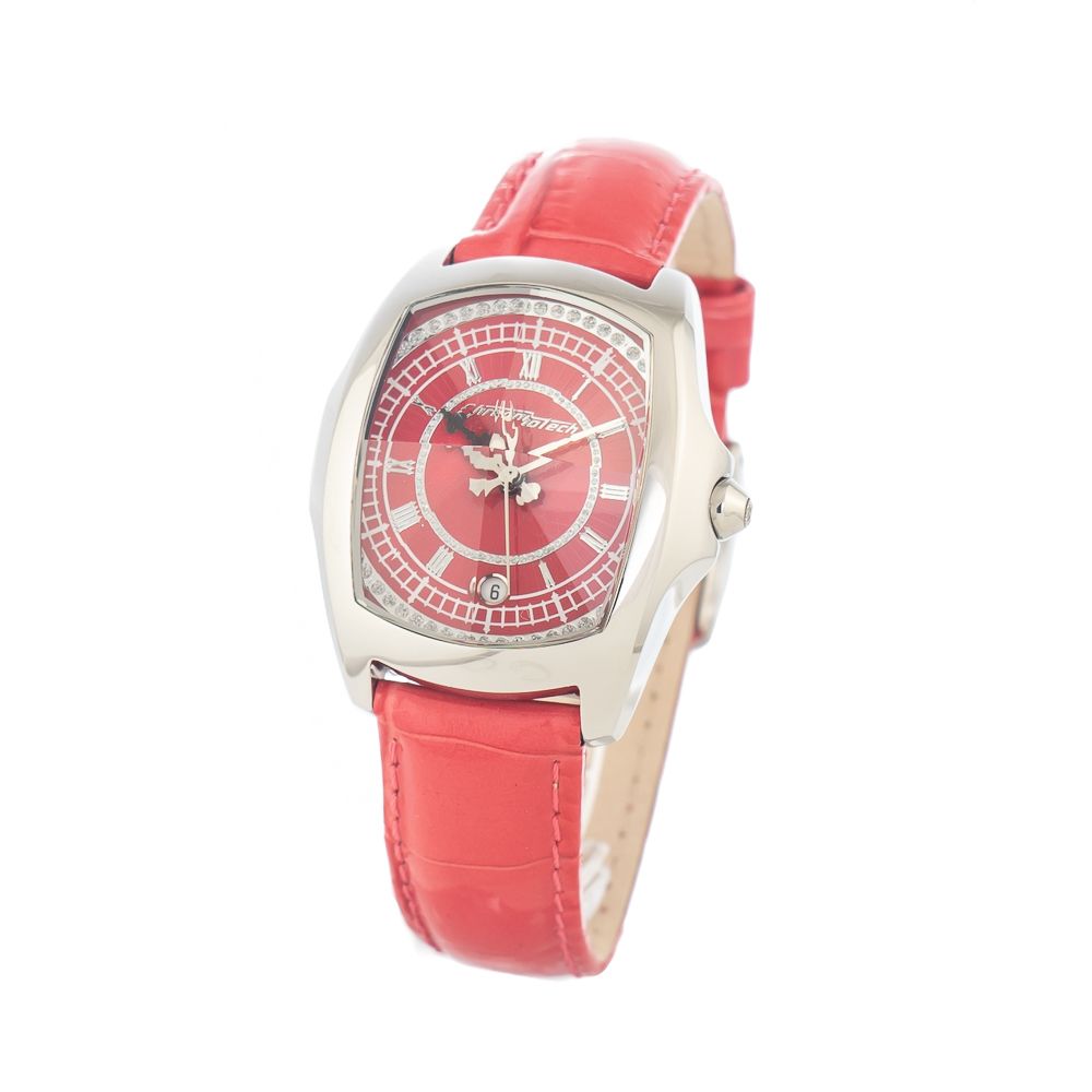 Красные кожаные часы Chronotech, Red
Красные кожаные часы Chronotech, Red