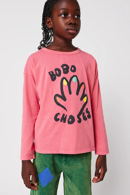 Детская хлопковая водолазка High Five Bobo Choses, розовый
Детская хлопковая водолазка High Five Bobo Choses, розовый