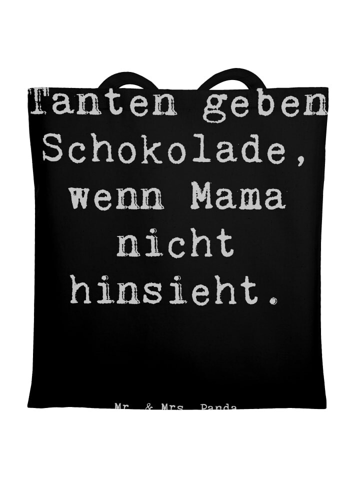 Сумка для переноски Mr & Mrs Panda Tanten geben Schokolade wenn Mama, черный
Сумка для переноски Mr & Mrs Panda Tanten geben Schokolade wenn Mama, черный