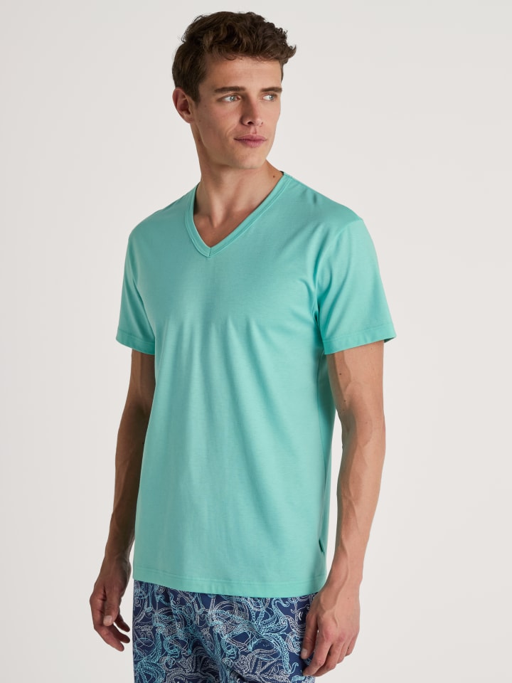 Рубашка цвета выбеленной морской волны Calida
Рубашка цвета выбеленной морской волны Calida