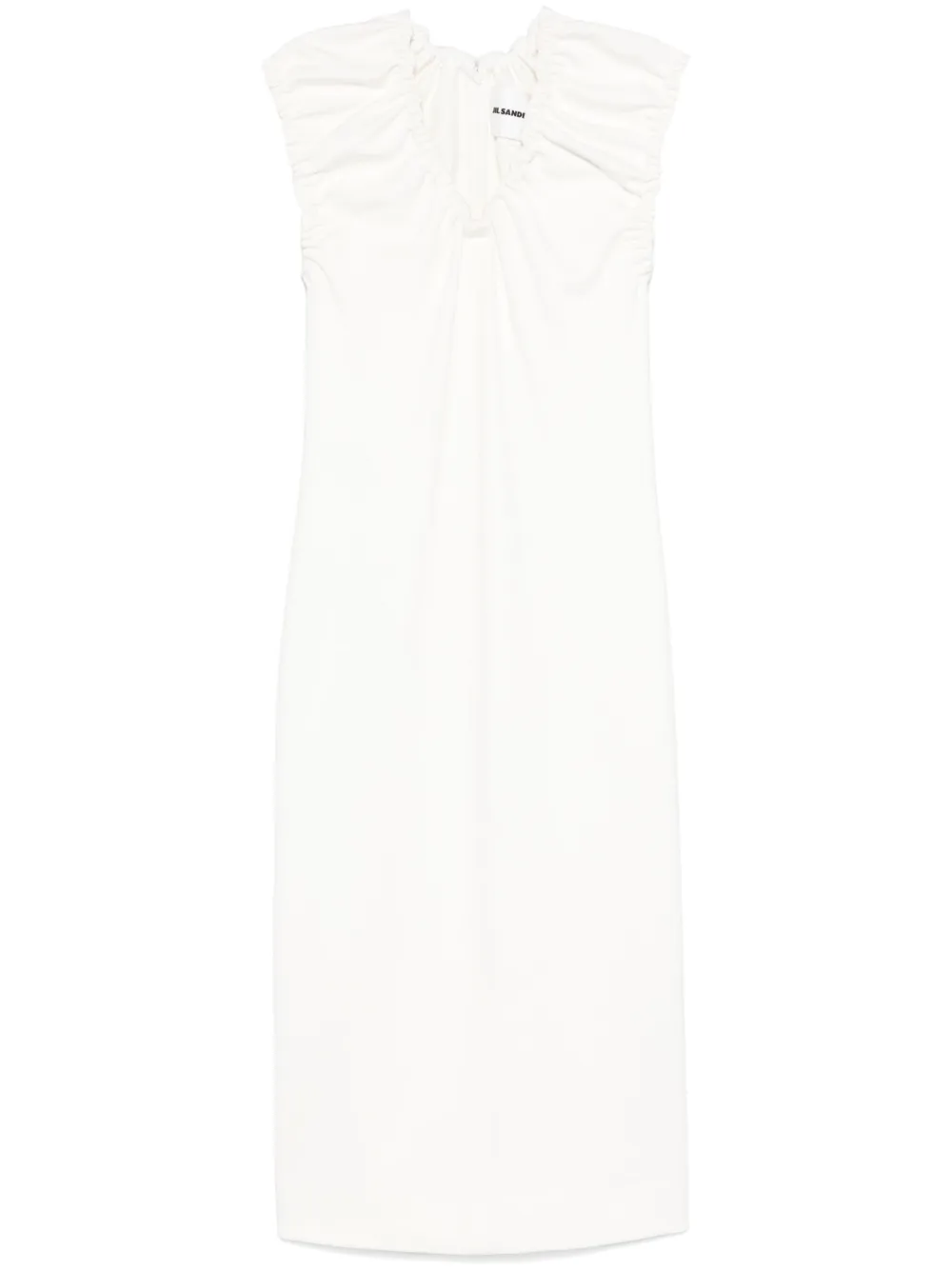 Платье миди со сборками JIL SANDER, белый
Платье миди со сборками JIL SANDER, белый