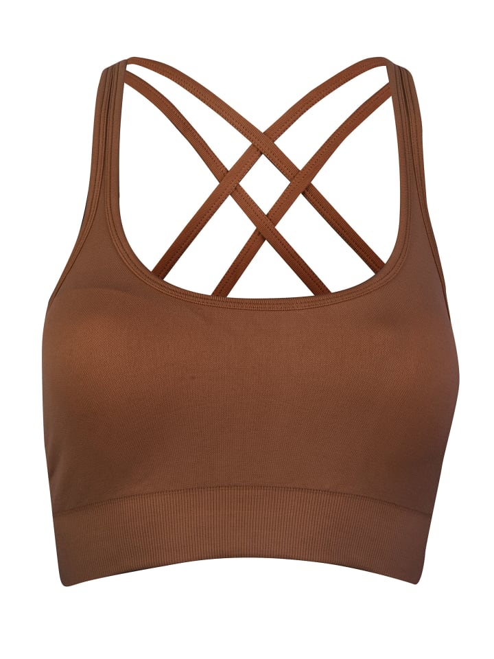 Спортивный бюстгальтер BeShaped, коричневый
Спортивный бюстгальтер BeShaped, коричневый