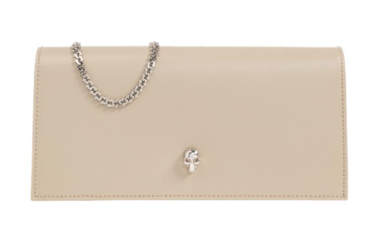 Сумка через плечо из телячьей кожи, кошелек женский бежевый Alexander McQueen
Сумка через плечо из телячьей кожи, кошелек женский бежевый Alexander McQueen