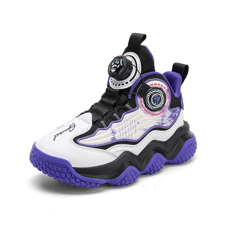 Противоскользящие и износостойкие дышащие низкие детские баскетбольные кроссовки KUPE, черный/фиолетовый
Противоскользящие и износостойкие дышащие низкие детские баскетбольные кроссовки KUPE, черный/фиолетовый