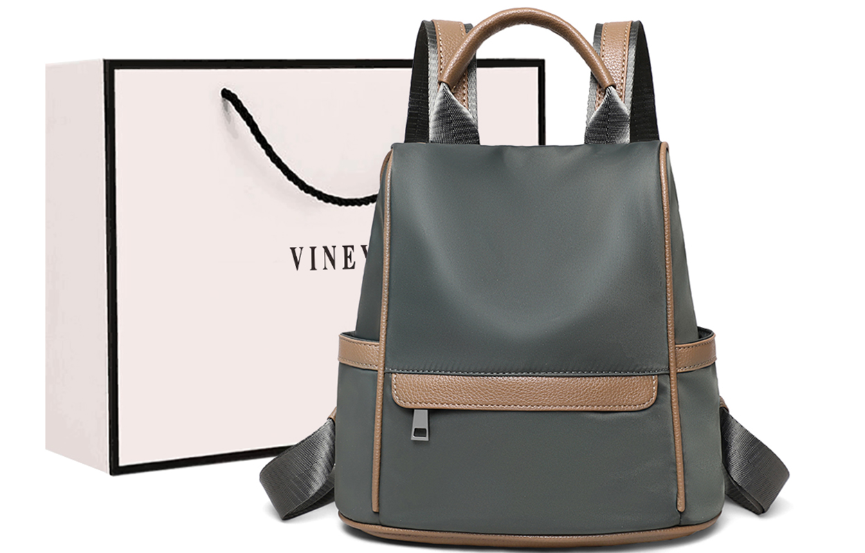 VINEY Оксфордский рюкзак с двойными лямками для женщин Экстрим Найт Блэк, 5452+Gray
VINEY Оксфордский рюкзак с двойными лямками для женщин Экстрим Найт Блэк, 5452+Gray