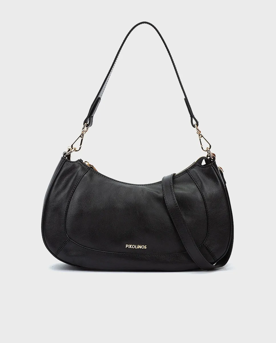 Женская кожаная сумка через плечо с застежкой-молнией Pikolinos, черный
Женская кожаная сумка через плечо с застежкой-молнией Pikolinos, черный