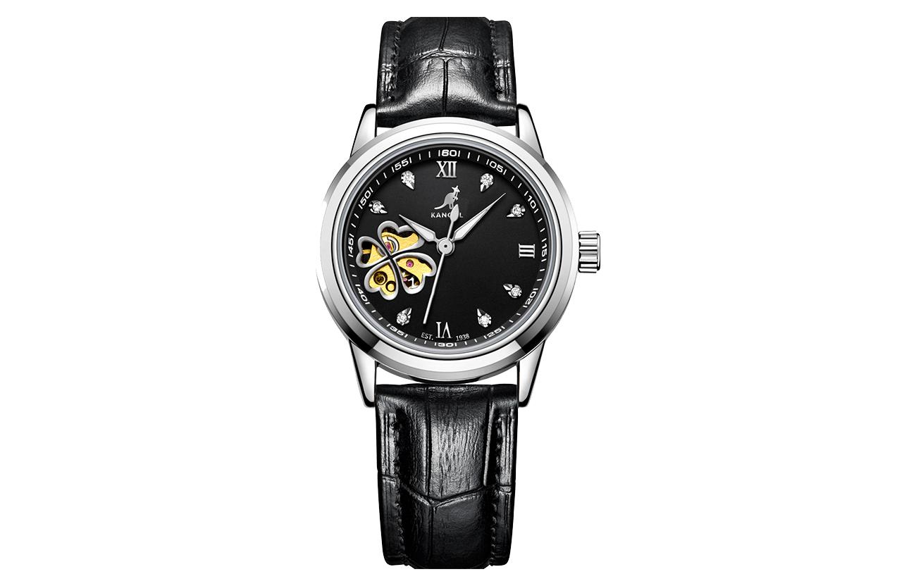 KANGOL Часы Automatic Mechanical Movement Genuine Leather Strap Watch Women's Watch Black Dial -K115
KANGOL Часы Automatic Mechanical Movement Genuine Leather Strap Watch Women's Watch Black Dial -K115