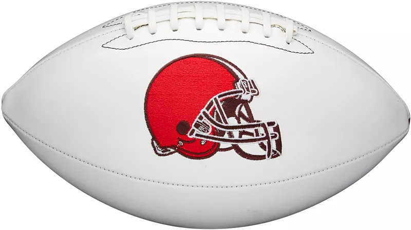 Футбольный мяч Wilson Cleveland Browns Autograph, официальный размер 11 дюймов
Футбольный мяч Wilson Cleveland Browns Autograph, официальный размер 11 дюймов