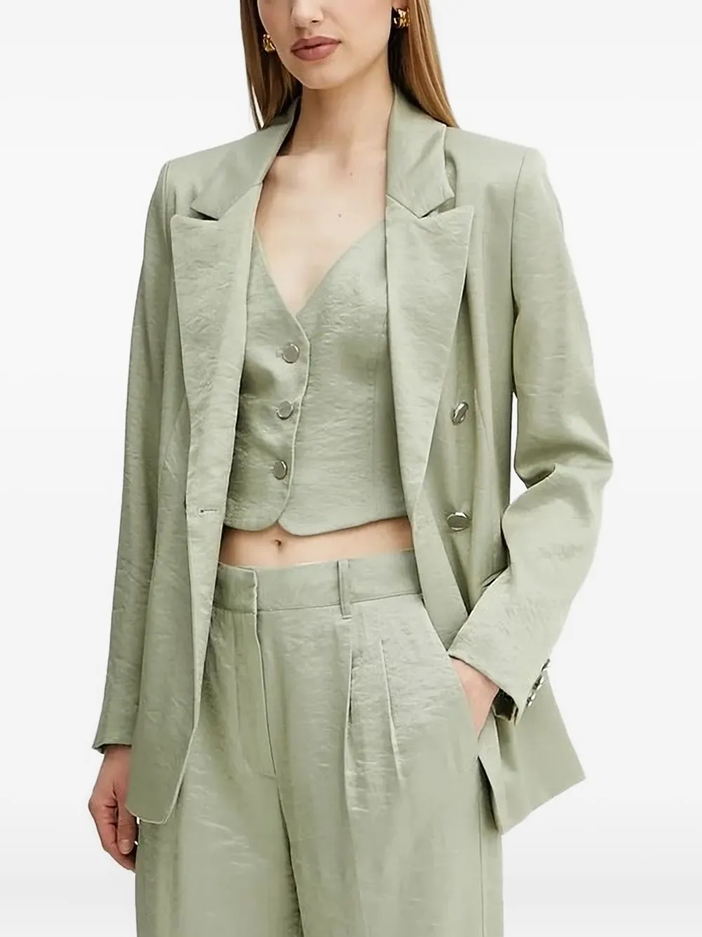 Топ на пуговицах GUESS USA, зеленый
Топ на пуговицах GUESS USA, зеленый