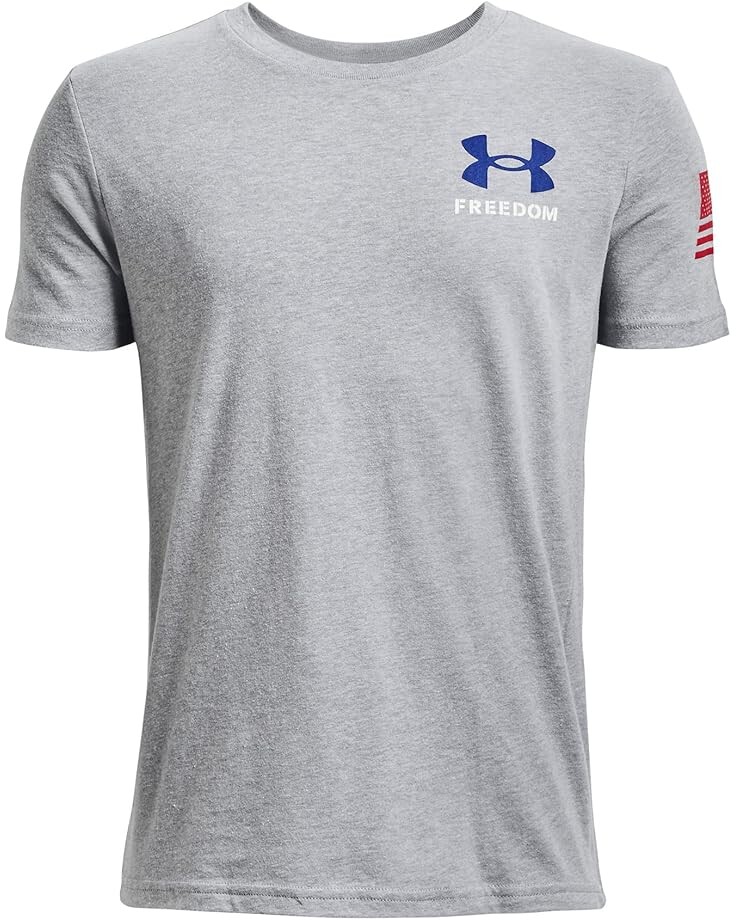 Толстовка Under Armour Kids New Freedom Flag T-Shirt, цвет Steel Light Heather/Red
Толстовка Under Armour Kids New Freedom Flag T-Shirt, цвет Steel Light Heather/Red