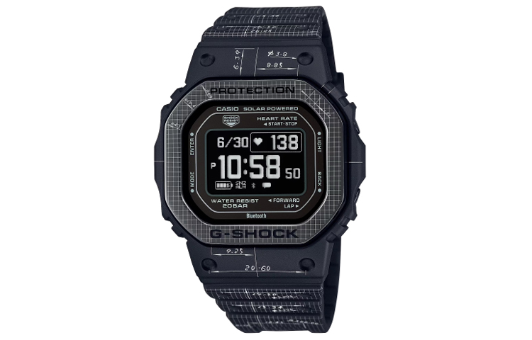Мужские часы G-SQUAD серии Black DW-H5600EX-1JR CASIO
Мужские часы G-SQUAD серии Black DW-H5600EX-1JR CASIO
