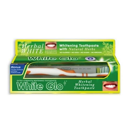 Отбеливающая зубная паста с травами, 100 мл + зубная щетка White Glo, Herbal Whitening
Отбеливающая зубная паста с травами, 100 мл + зубная щетка White Glo, Herbal Whitening