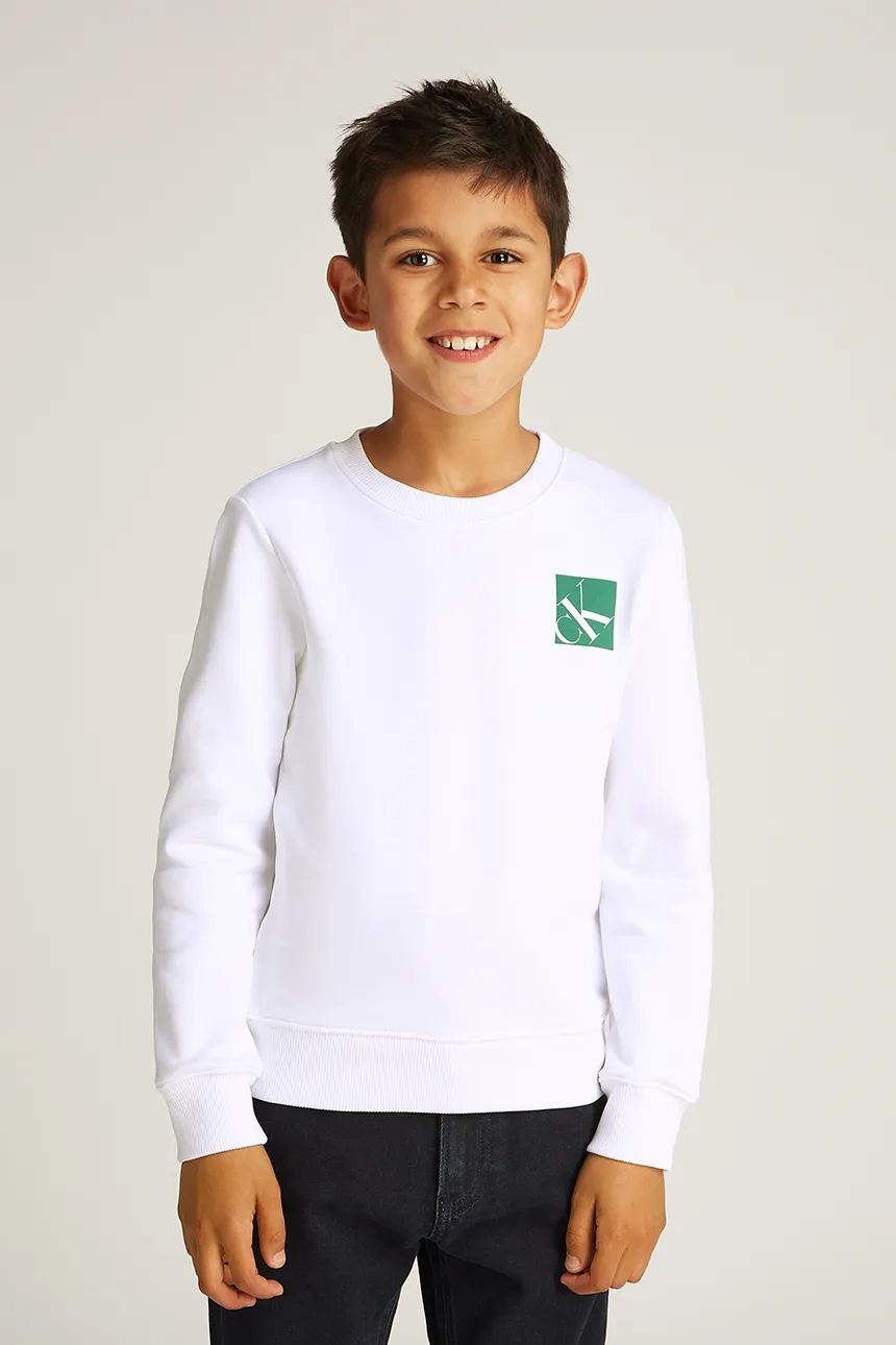 Детская хлопковая толстовка 0 Calvin Klein Jeans, белый
Детская хлопковая толстовка 0 Calvin Klein Jeans, белый