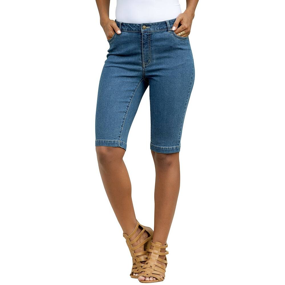 Женские невидимые эластичные шорты-бермуды Roaman больших размеров Iconic Roaman's, цвет Medium Wash
Женские невидимые эластичные шорты-бермуды Roaman больших размеров Iconic Roaman's, цвет Medium Wash