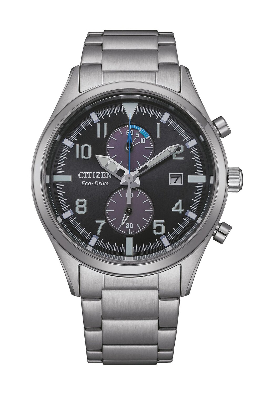 Мужской хронограф CITIZEN, цвет Silber Schwarz
Мужской хронограф CITIZEN, цвет Silber Schwarz