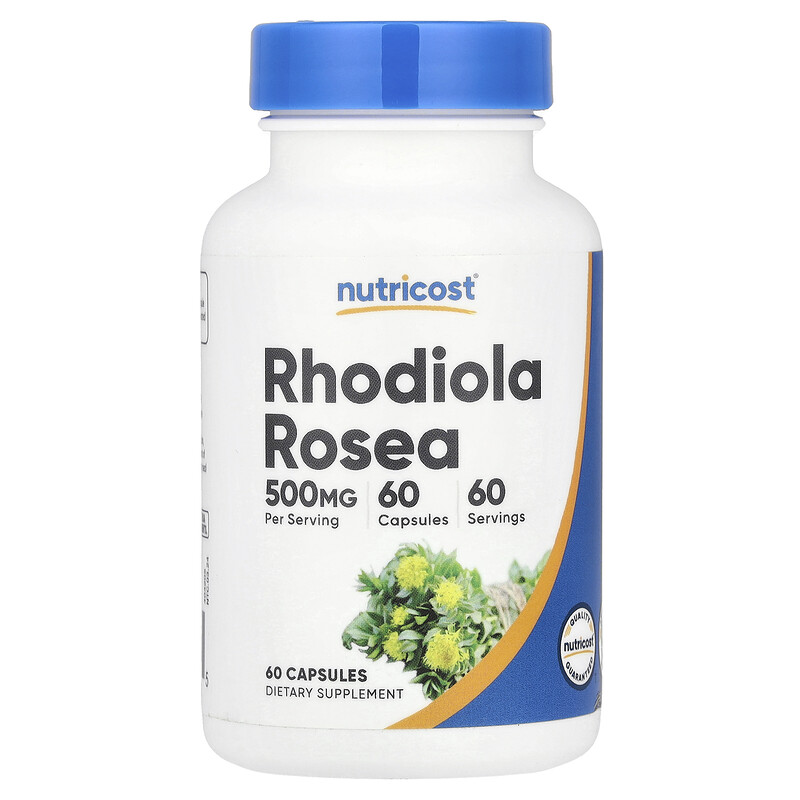 Nutricost, Rhodiola Rosea, 500 mg, 60 Capsules
Nutricost, Rhodiola Rosea, 500 mg, 60 Capsules