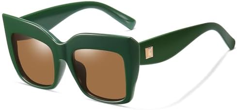 Модные солнцезащитные очки большого квадратного размера 2027 года для женщин, ретро-очки, солнцезащитные очки с защитой от УФ-излучения UV400 для женщин MTZJH, Brown Lens
Модные солнцезащитные очки большого квадратного размера 2027 года для женщин, ретро-очки, солнцезащитные очки с защитой от УФ-излучения UV400 для женщин MTZJH, Brown Lens