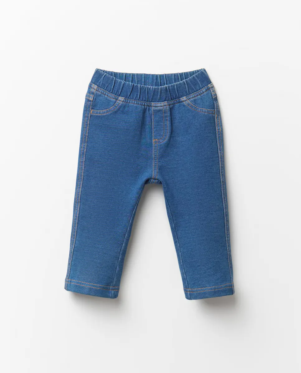 Леггинсы деним с велюром Sfera, синий
Леггинсы деним с велюром Sfera, синий