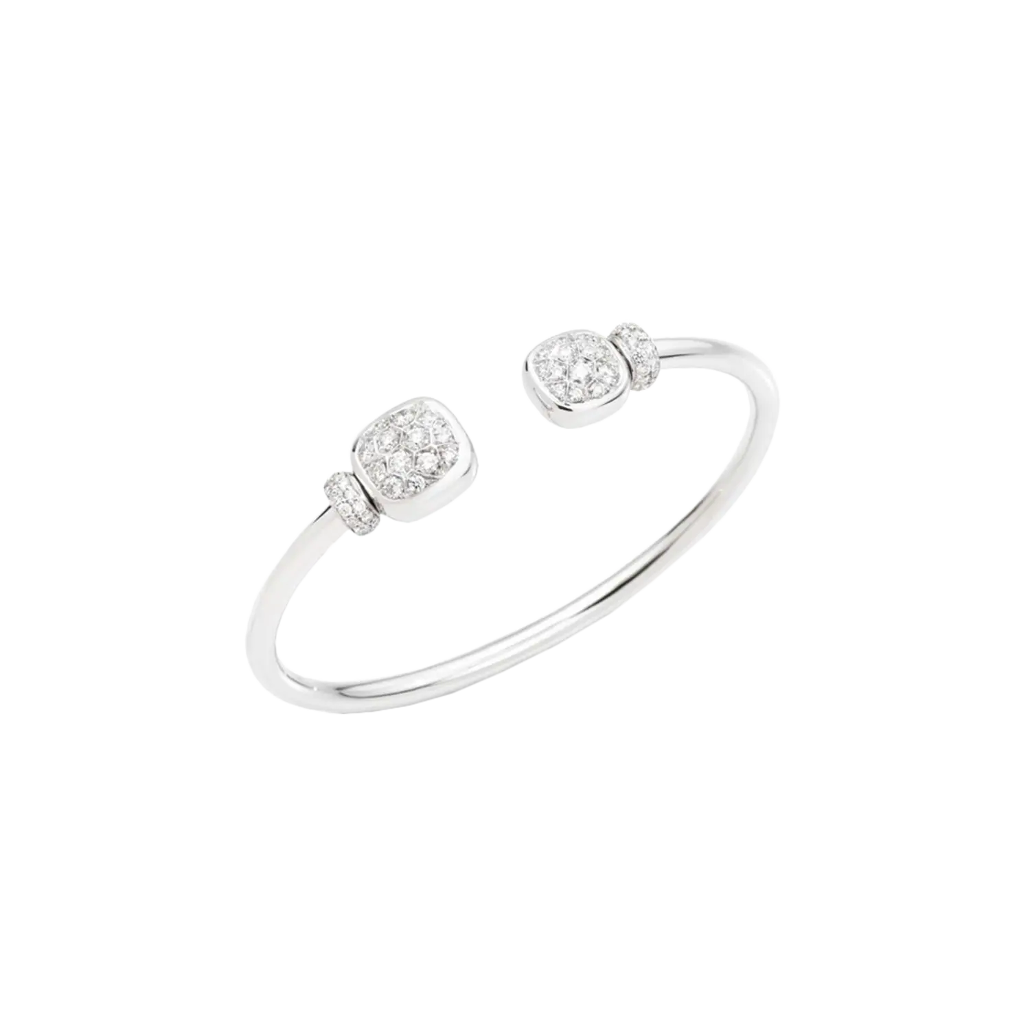 Браслет Pomellato Nudo из белого золота с родиевым покрытием, бриллиантами и белыми топазами
Браслет Pomellato Nudo из белого золота с родиевым покрытием, бриллиантами и белыми топазами