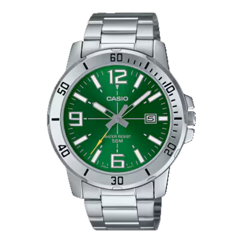 CASIO Унисекс часы Standard Series Green MTP-VD01D-3BV
CASIO Унисекс часы Standard Series Green MTP-VD01D-3BV
