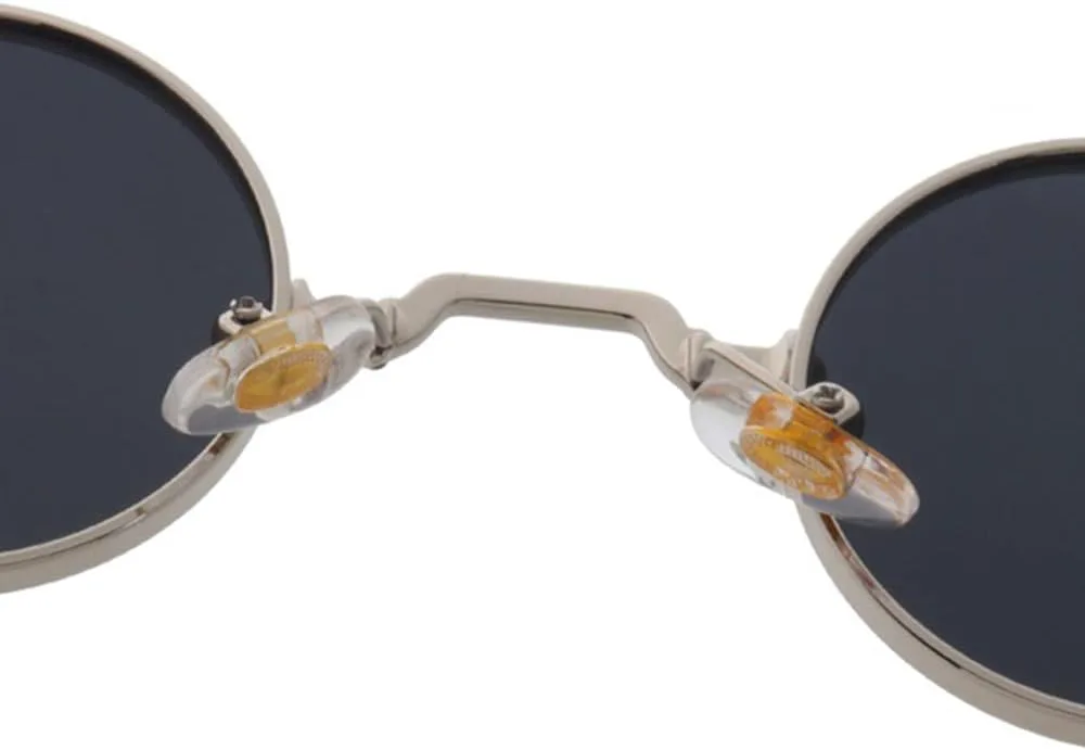 Маленькие круглые солнцезащитные очки для женщин и мужчин, защита от ультрафиолета UV400, металлический панк, винтажные черные очки в стиле стимпанк MTZJH, 11
Маленькие круглые солнцезащитные очки для женщин и мужчин, защита от ультрафиолета UV400, металлический панк, винтажные черные очки в стиле стимпанк MTZJH, 11