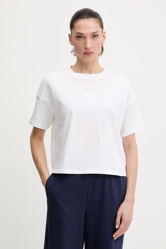 Хлопковая футболка DKNY, белый
Хлопковая футболка DKNY, белый