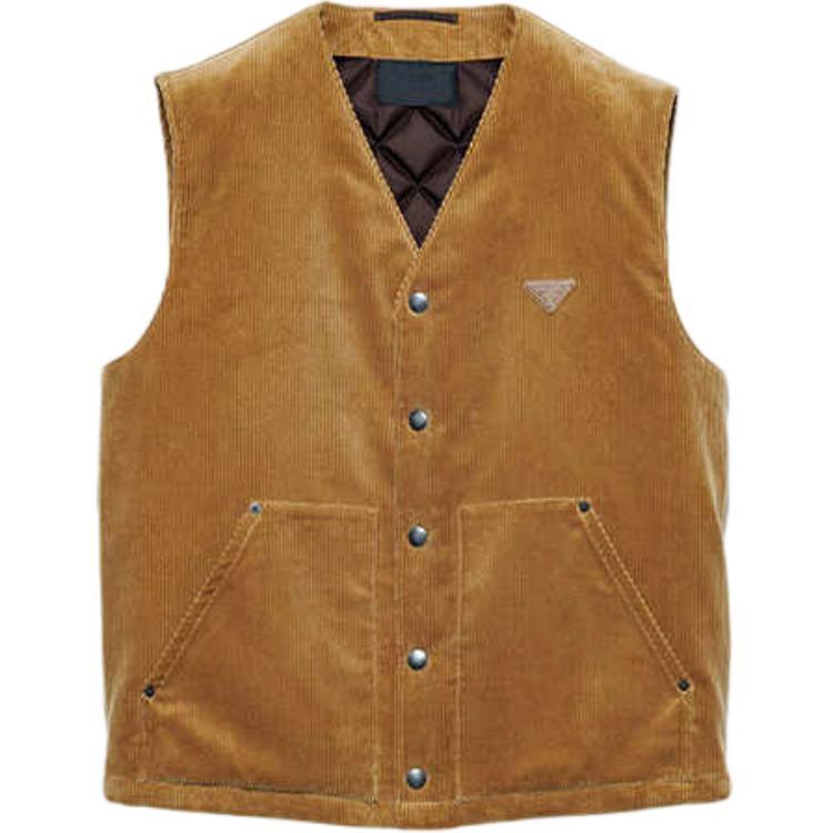 Вельветовый жилет PRADA, желтый
Вельветовый жилет PRADA, желтый