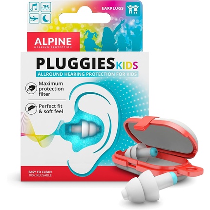 Детские беруши Pluggies для маленьких ушных каналов. Шумоподавляющие беруши для детей 5-12 лет. Многофункциональная защита органов слуха для полетов и плавания. Гипоаллергенные многоразовые фильтрующие беруши Alpine
Детские беруши Pluggies для маленьких ушных каналов. Шумоподавляющие беруши для детей 5-12 лет. Многофункциональная защита органов слуха для полетов и плавания. Гипоаллергенные многоразовые фильтрующие беруши Alpine