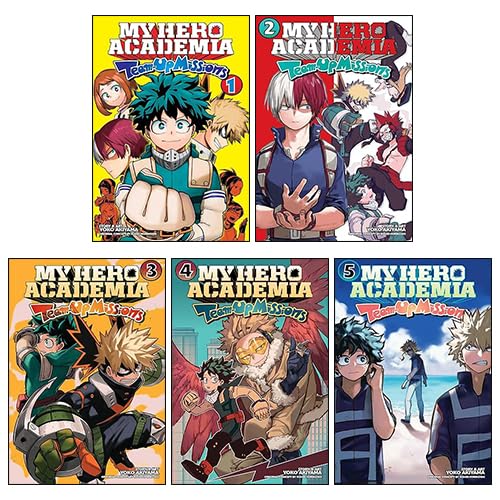 My Hero Academia Team-Up Missions Volume (1-5) Books Collection Set By Yoko Akiyama (VIZ Media LLC Ltd)
My Hero Academia Team-Up Missions Volume (1-5) Books Collection Set By Yoko Akiyama (VIZ Media LLC Ltd)