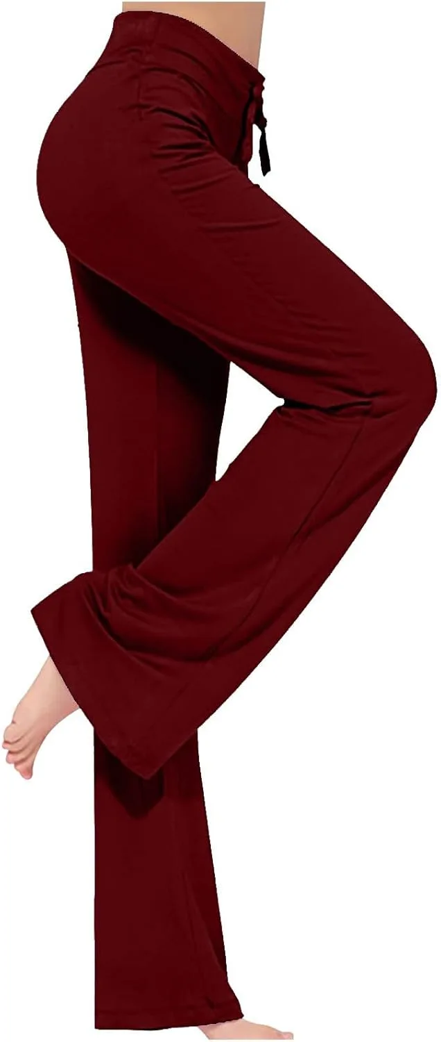 Женские широкие штаны для йоги с высокой талией и эластичным поясом lopmou
Женские широкие штаны для йоги с высокой талией и эластичным поясом lopmou