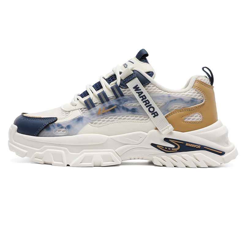 Дышащие, увеличивающие рост, амортизирующие, низкие, массивные кроссовки для мужчин WARRIOR, Light Beige Dark Blue Khaki (Unlined Mesh)
Дышащие, увеличивающие рост, амортизирующие, низкие, массивные кроссовки для мужчин WARRIOR, Light Beige Dark Blue Khaki (Unlined Mesh)