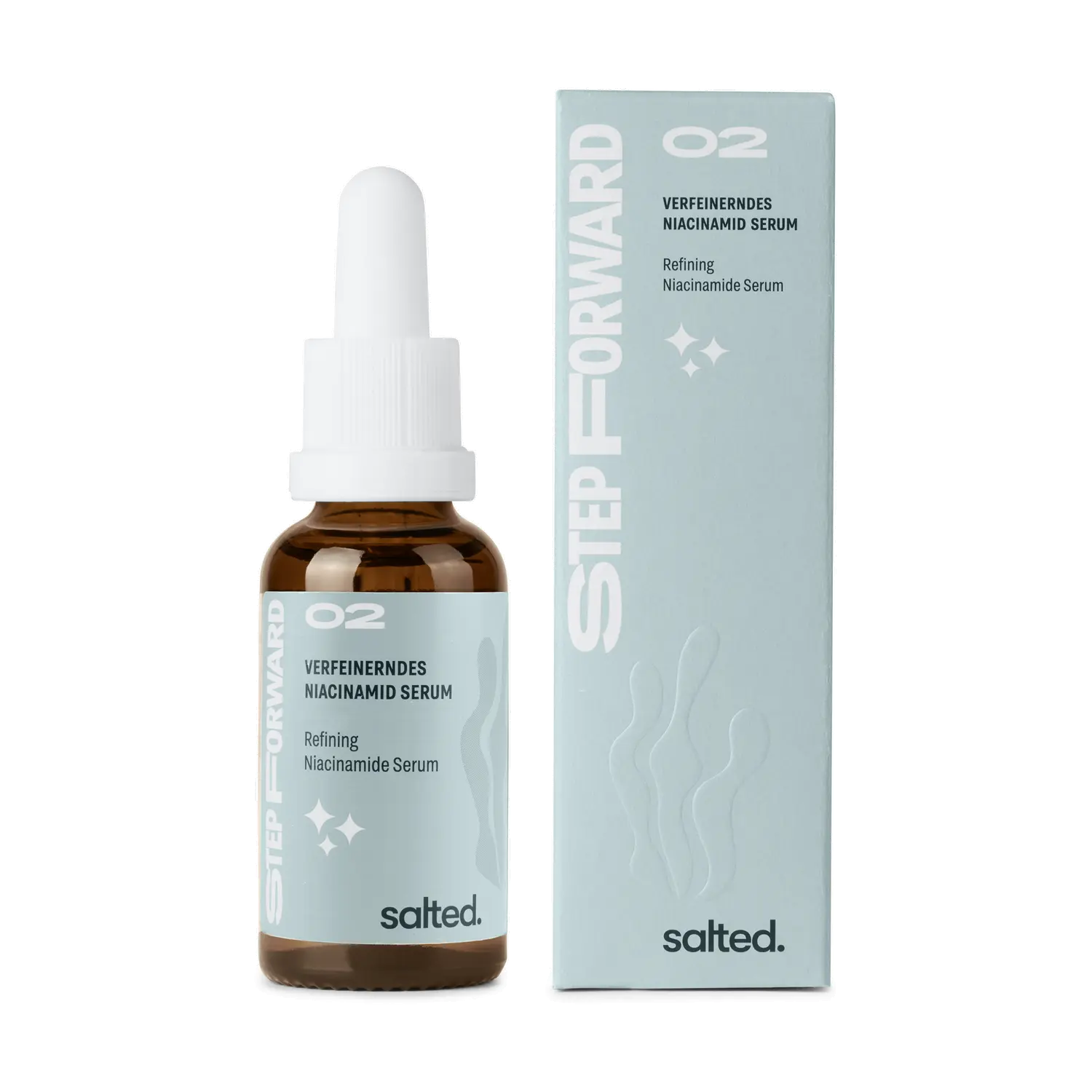 Сыворотка для лица verfeinerndes niacinamid serum ohne duft Salted, объем 0.03 л.
Сыворотка для лица verfeinerndes niacinamid serum ohne duft Salted, объем 0.03 л.