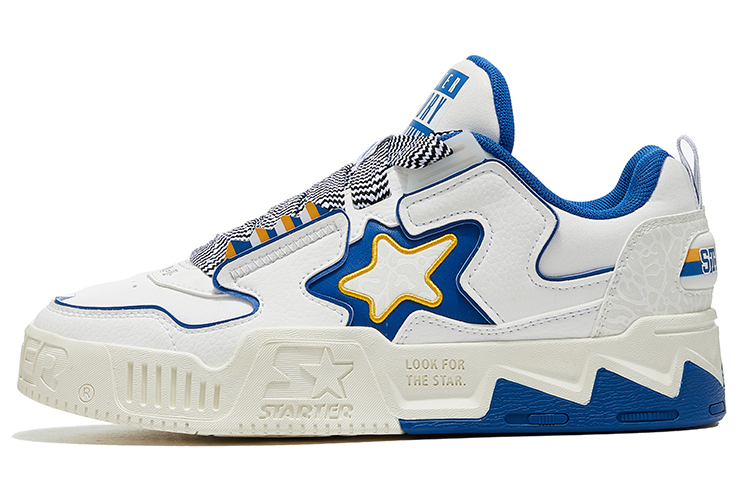 Ударопрочные скейтерские кроссовки мужские сине-белые STARTER
Ударопрочные скейтерские кроссовки мужские сине-белые STARTER