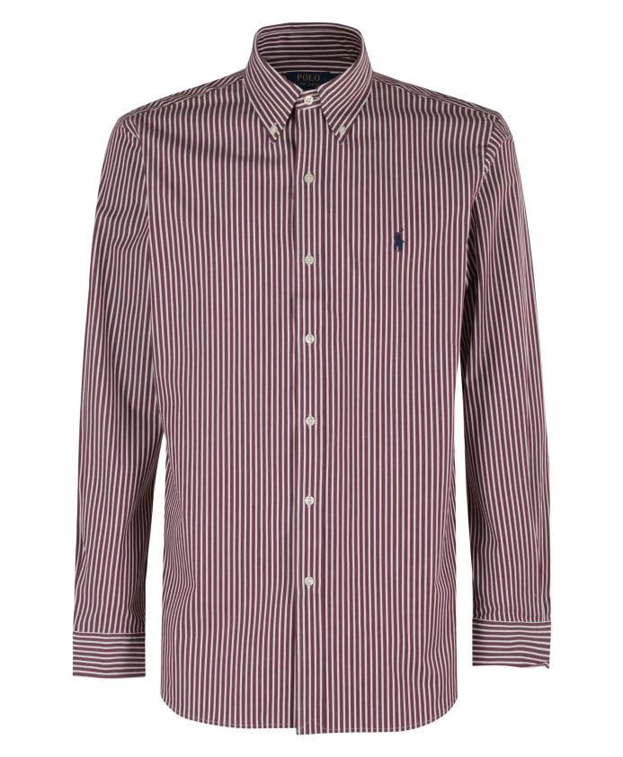 Полосатая спортивная рубашка с длинными рукавами Polo Ralph Lauren, красный
Полосатая спортивная рубашка с длинными рукавами Polo Ralph Lauren, красный