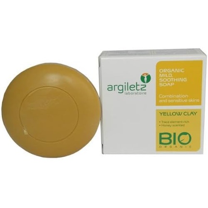 Нежное успокаивающее мыло с желтой глиной 100 г Argiletz
Нежное успокаивающее мыло с желтой глиной 100 г Argiletz