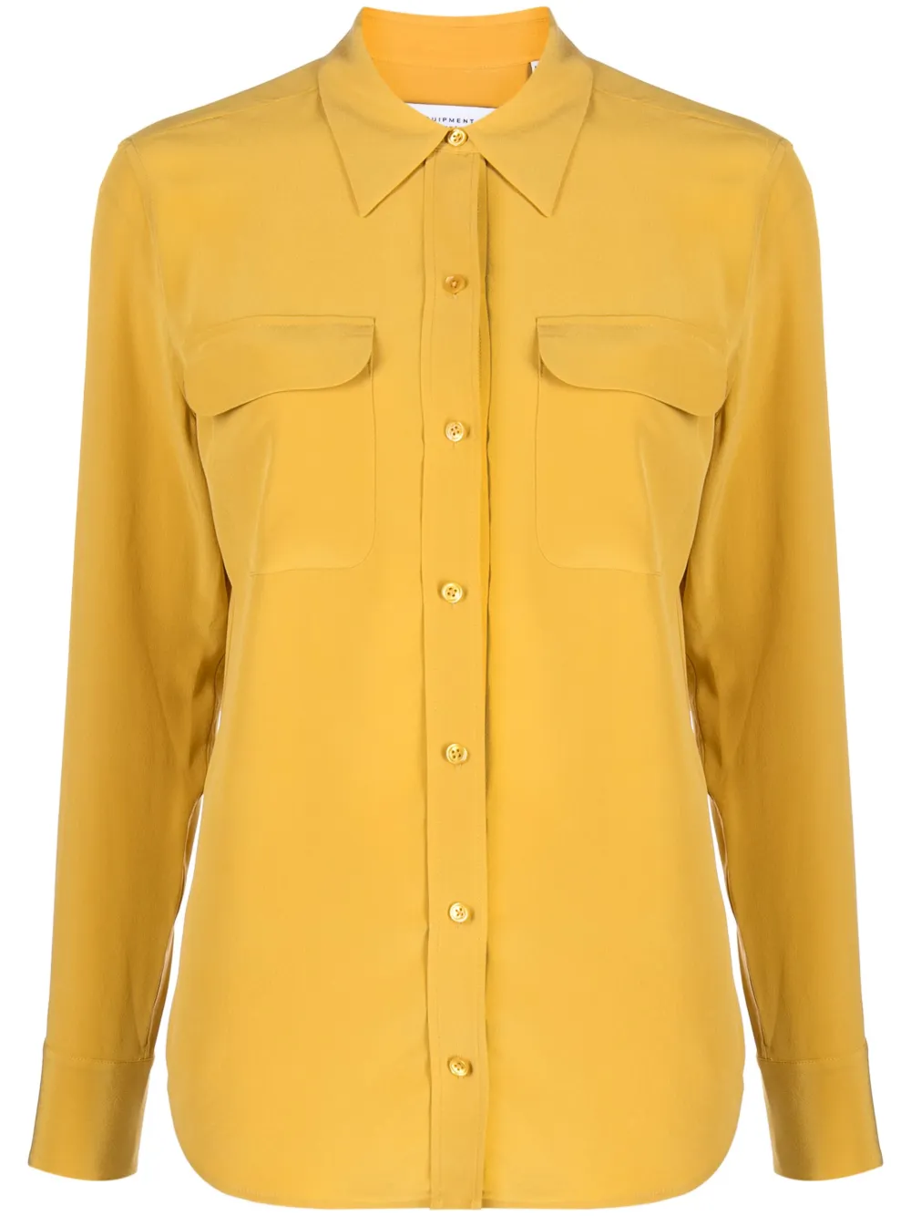 Шелковая рубашка Signature с длинными рукавами EQUIPMENT, желтый
Шелковая рубашка Signature с длинными рукавами EQUIPMENT, желтый