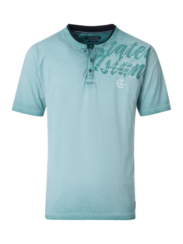 Футболка бирюзового цвета CASAMODA
Футболка бирюзового цвета CASAMODA