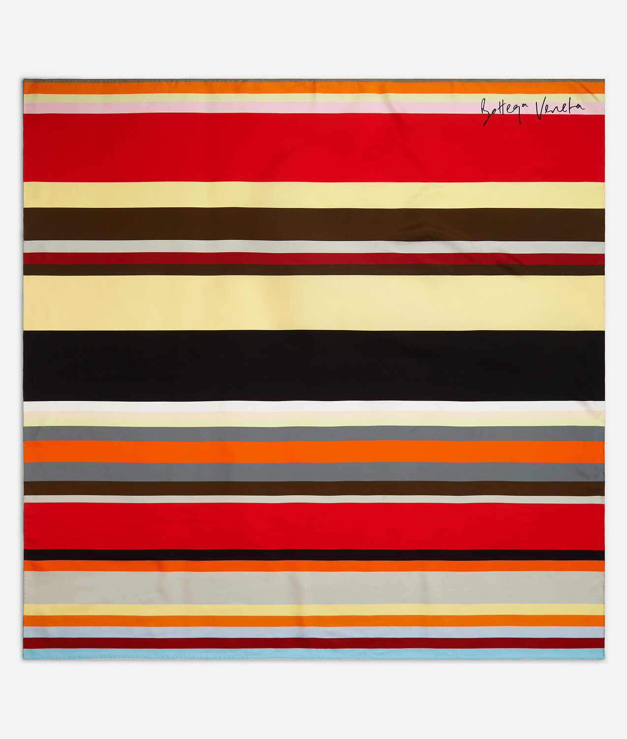 Silk twill striped foulard BOTTEGA VENETA, многоцветный
Silk twill striped foulard BOTTEGA VENETA, многоцветный