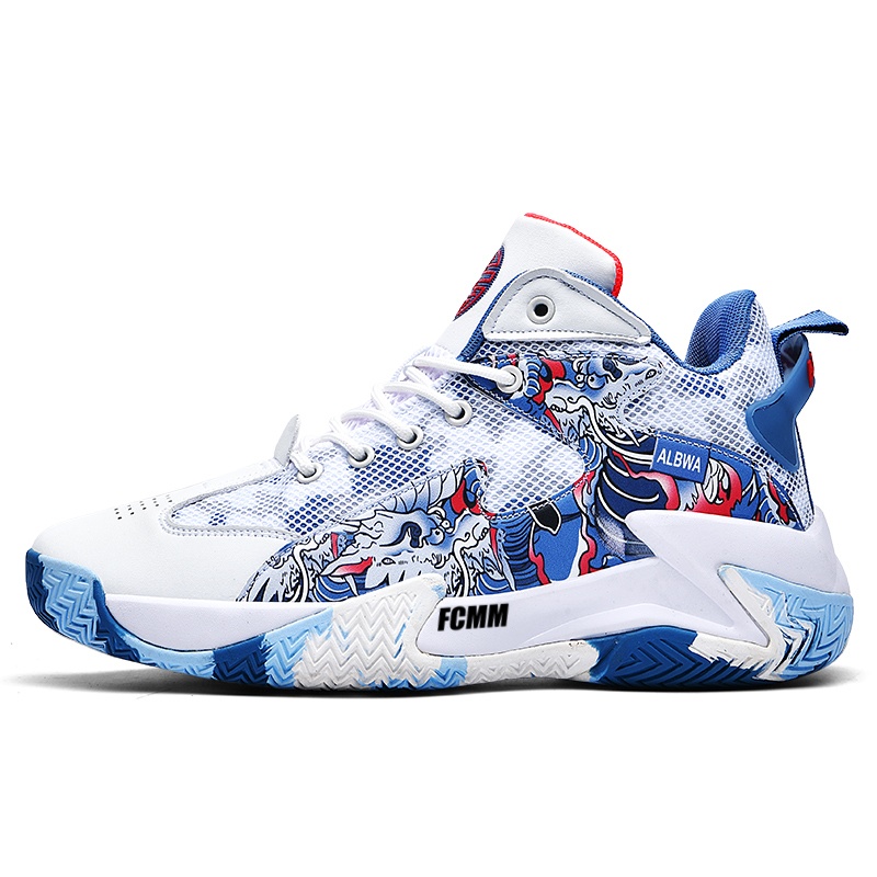 Противоскользящие и дышащие детские баскетбольные кроссовки для подростков FCMM, белый/синий
Противоскользящие и дышащие детские баскетбольные кроссовки для подростков FCMM, белый/синий