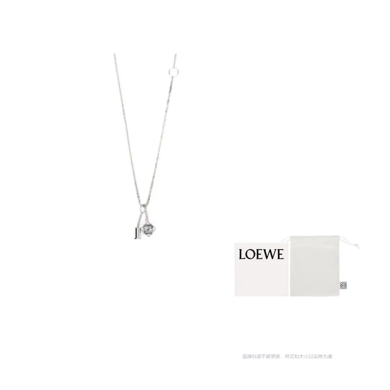 LOEWE Серебряное ожерелье с латунными элементами Women's Silver
LOEWE Серебряное ожерелье с латунными элементами Women's Silver